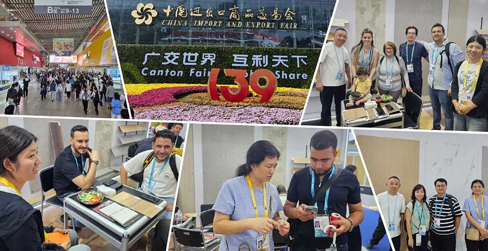 Embracing Global Trade with Smart Manufacturing & Premium Quality-Utop Flooring Successfully Attends the 139th Canton Fair