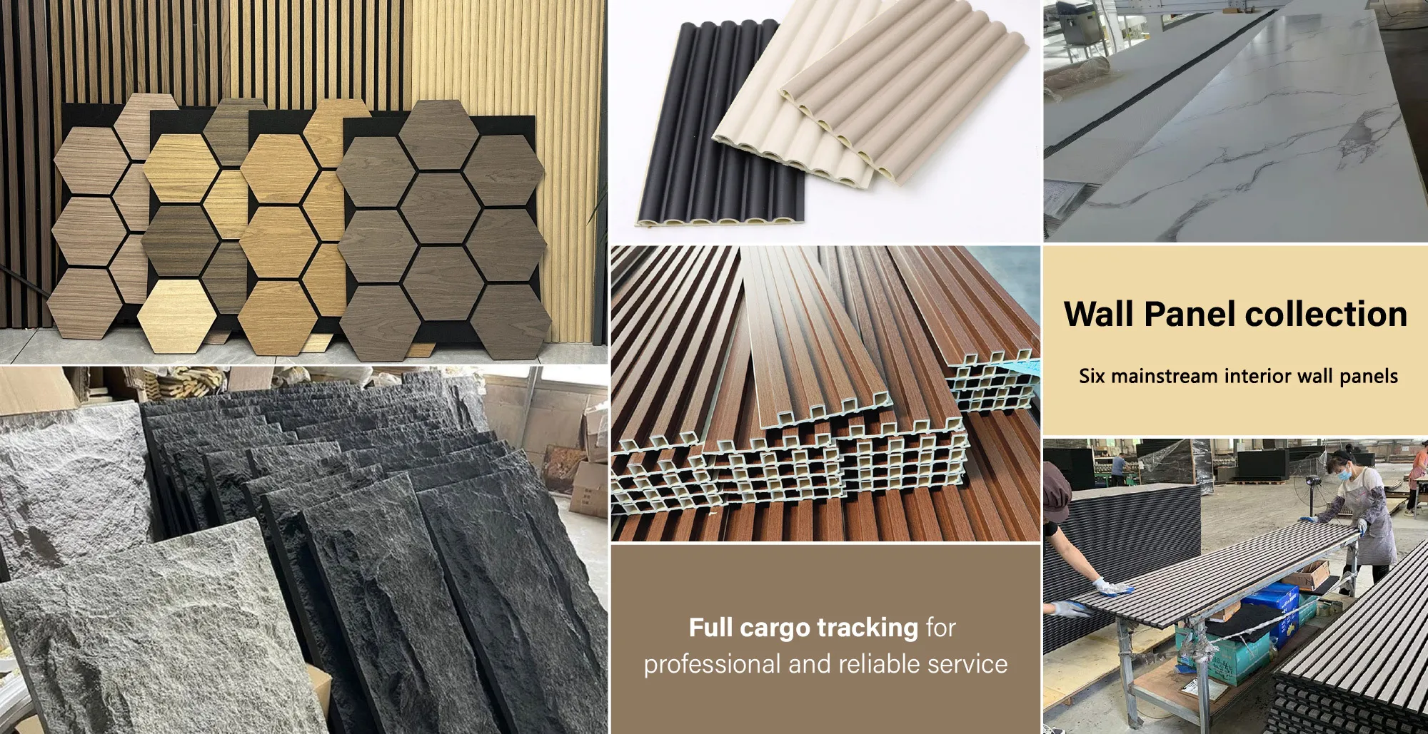 Six mainstream interior wall panels