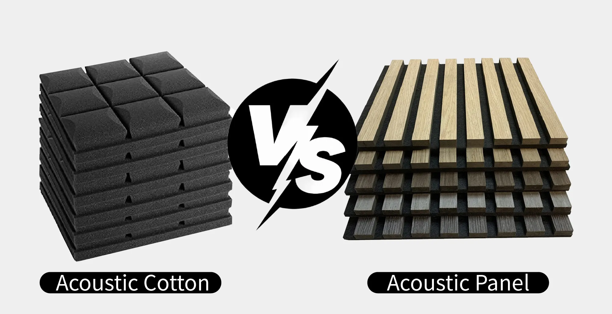 Acoustic Wall panels VS Acoustic cotton